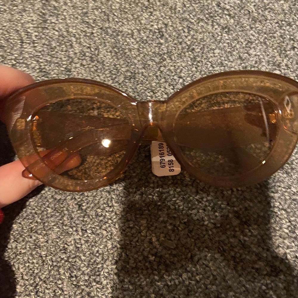 COPY - Free People Orange/Brown Cat Eye Sunglasses NWT